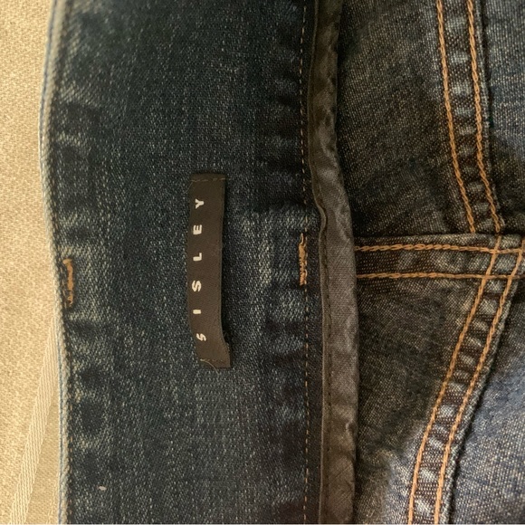 Sisley Italy Flare Button Fly Jeans Y2K 100% Cotton Made in Italy New Never Worn - Picture 8 of 9